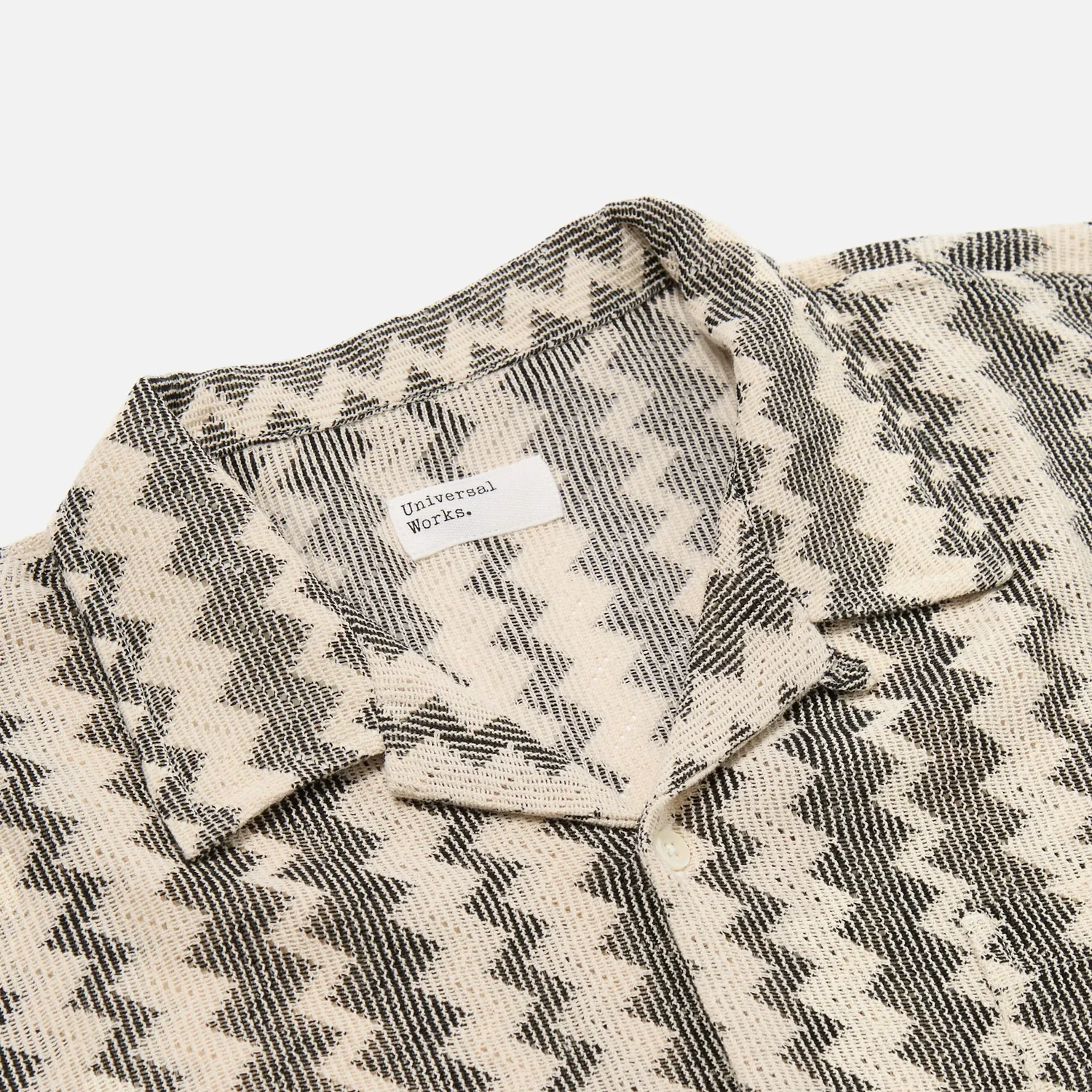 Road Shirt - Charcoal Cotton Lattice 2 - Image 2