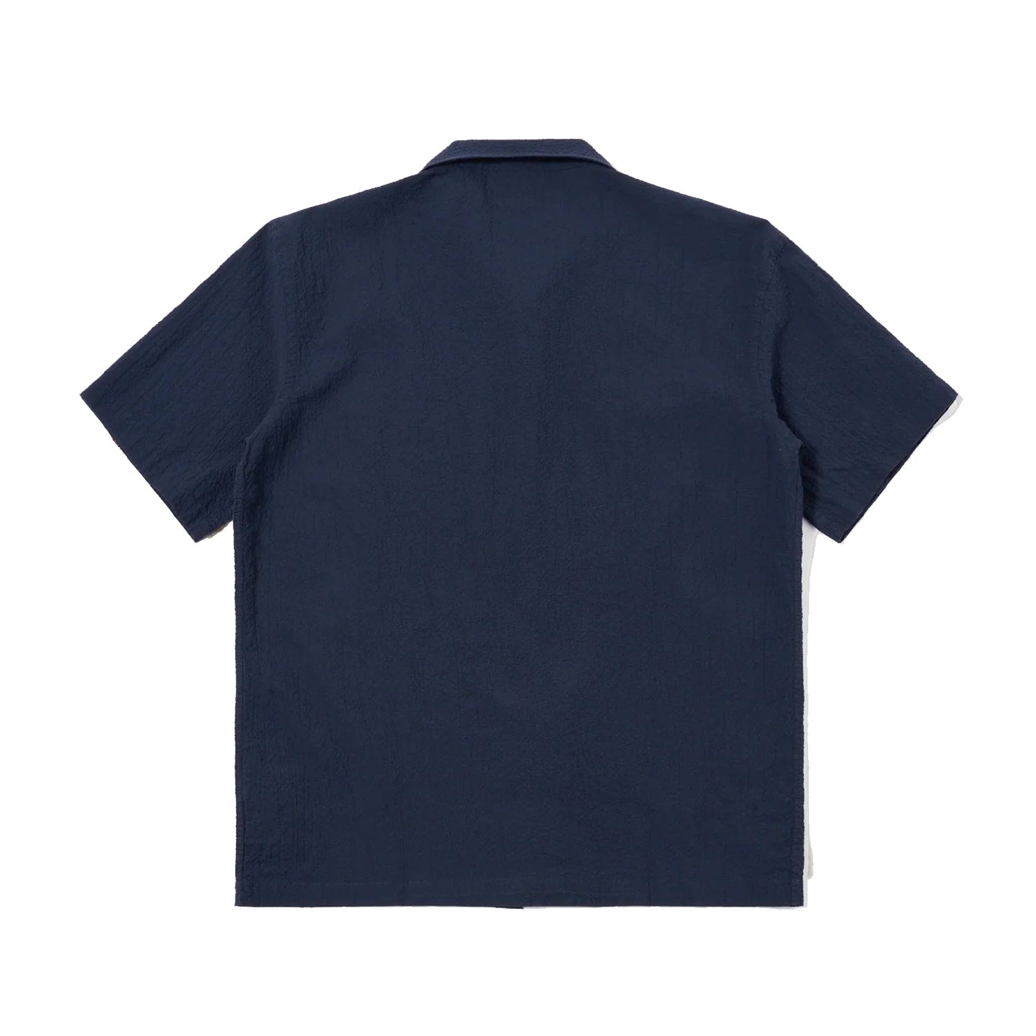 Road Shirt Seersucker Shirting - Navy - Image 3