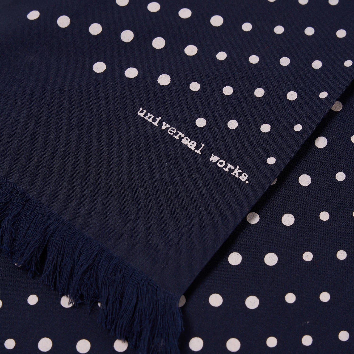 Short Scarf - Navy - Image 4