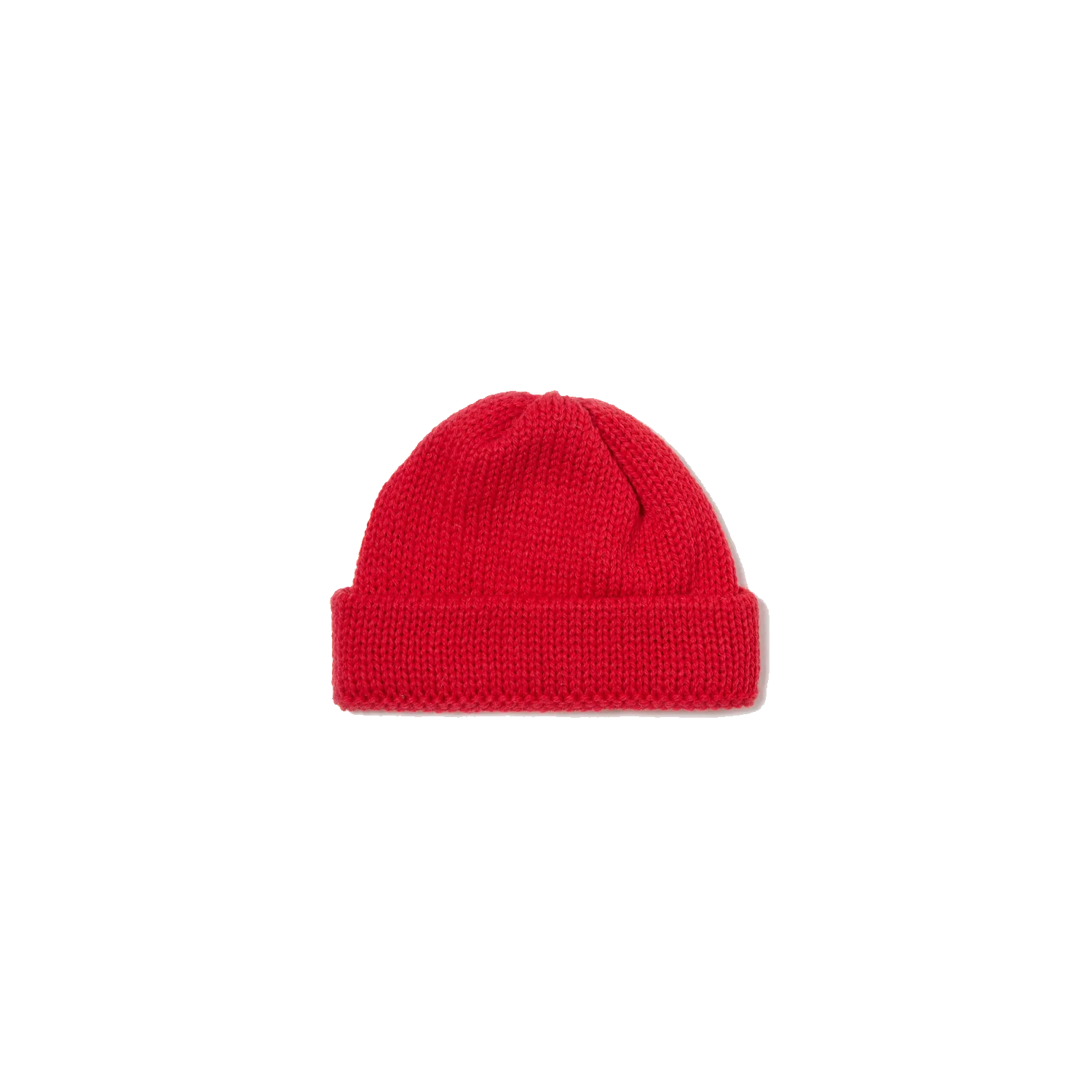 Short Watch Cap - Red British Wool