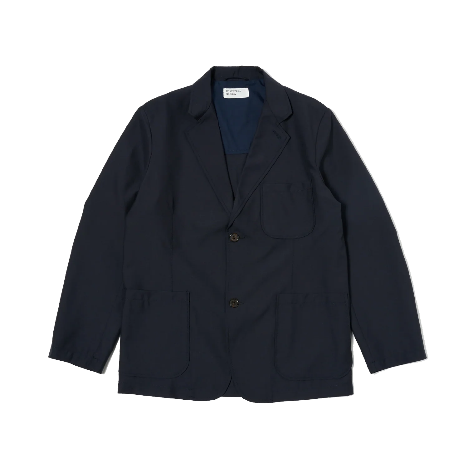 Two Button Jacket - Navy Tropical Suiting