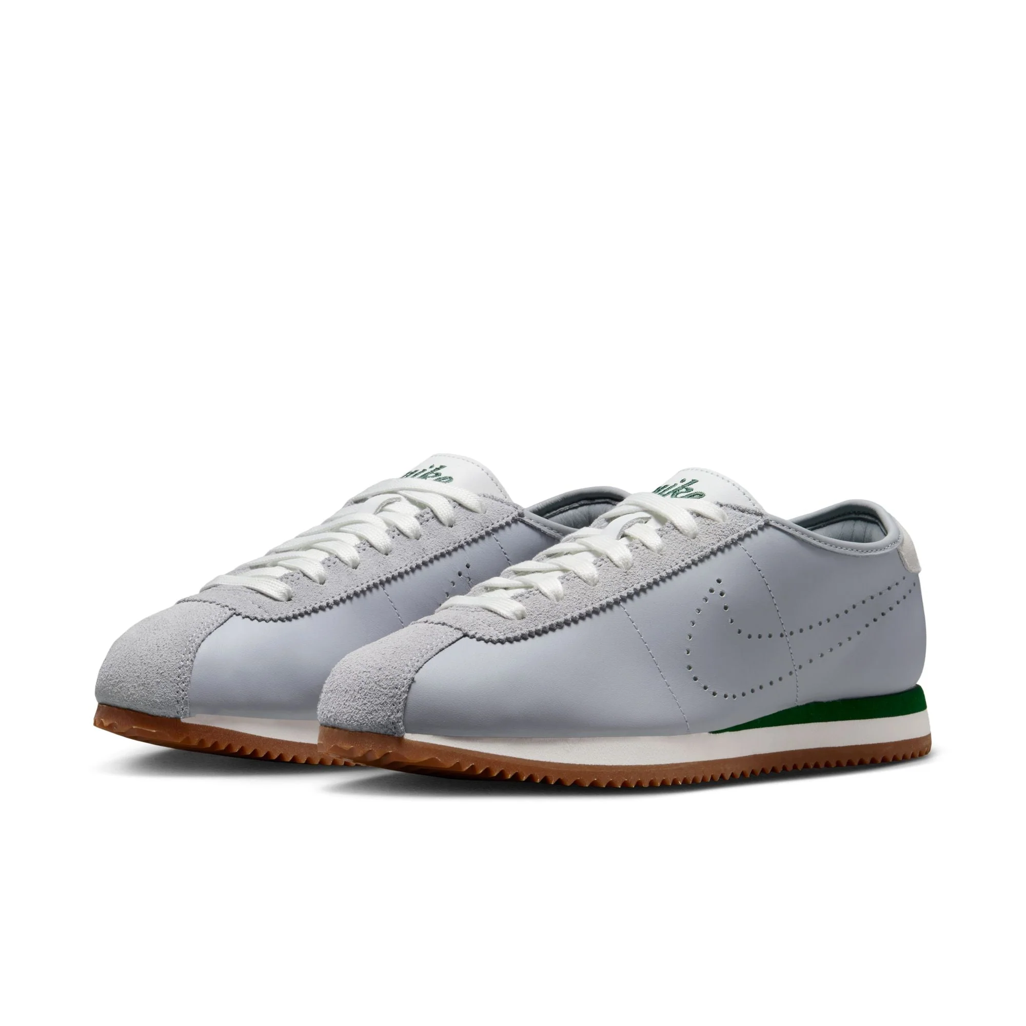W Nike Cortez LT - Wolf Grey/Sport Green-Summit White - Image 11