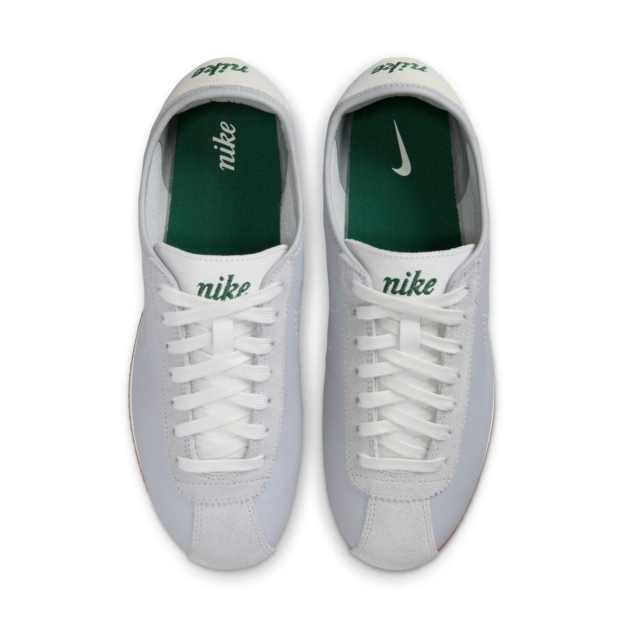 W Nike Cortez LT - Wolf Grey/Sport Green-Summit White - Image 4