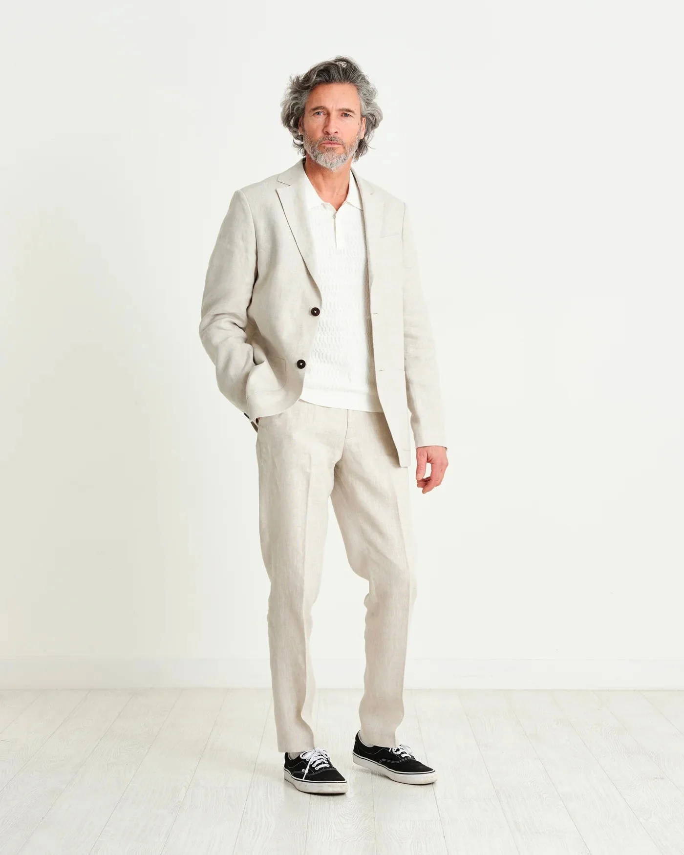 Alp Smart Trouser - Natural Linen - Image 4