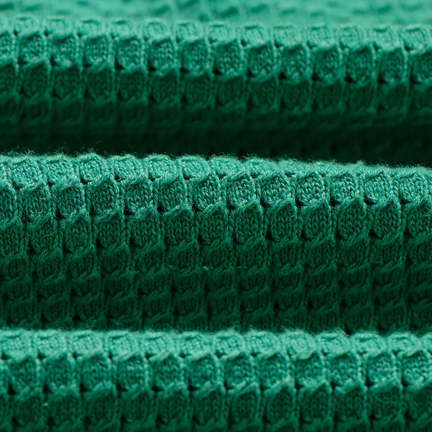 Belle S/S Shirt Tipped Pointelle - Green / Ecru - Image 2