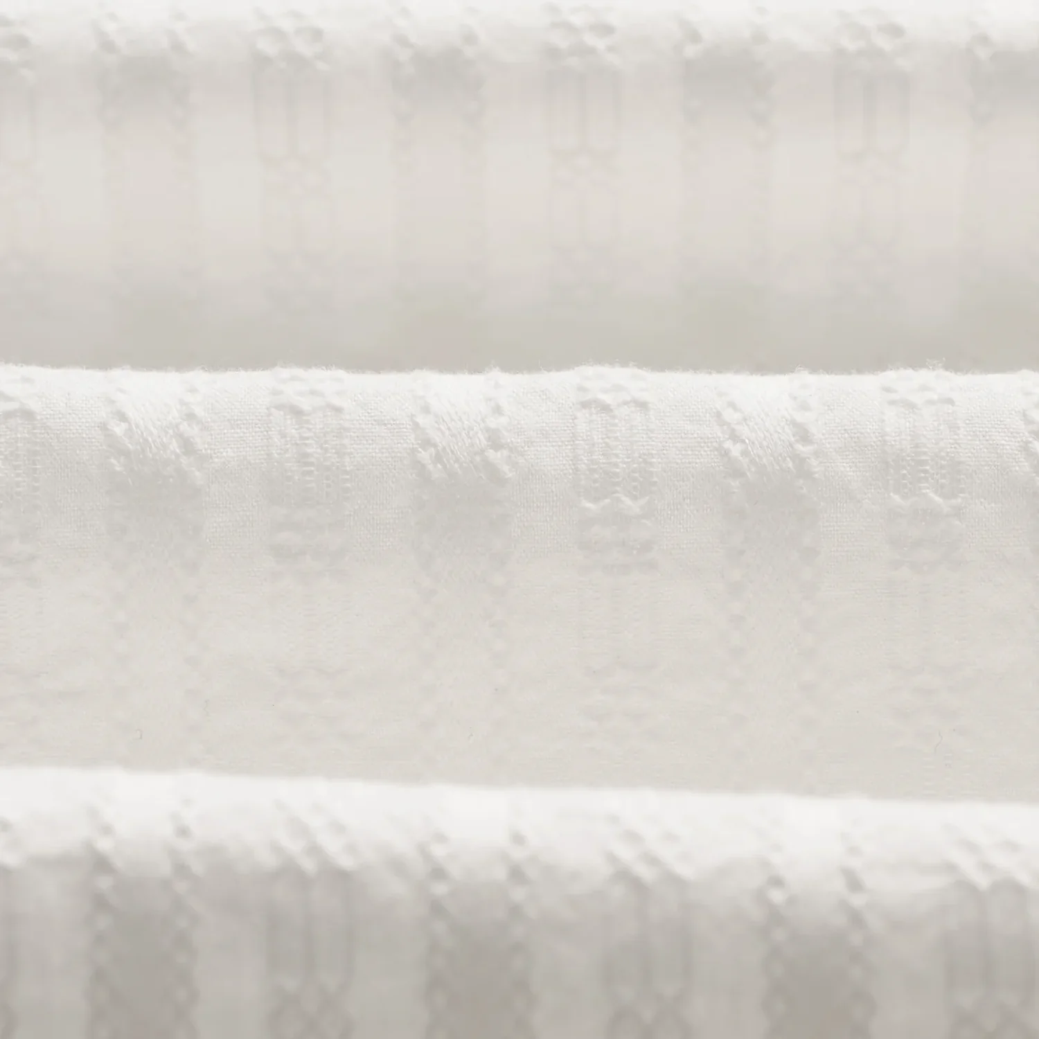 Dartford Dobby Stripe Organic Cotton Shirt - White - Image 2