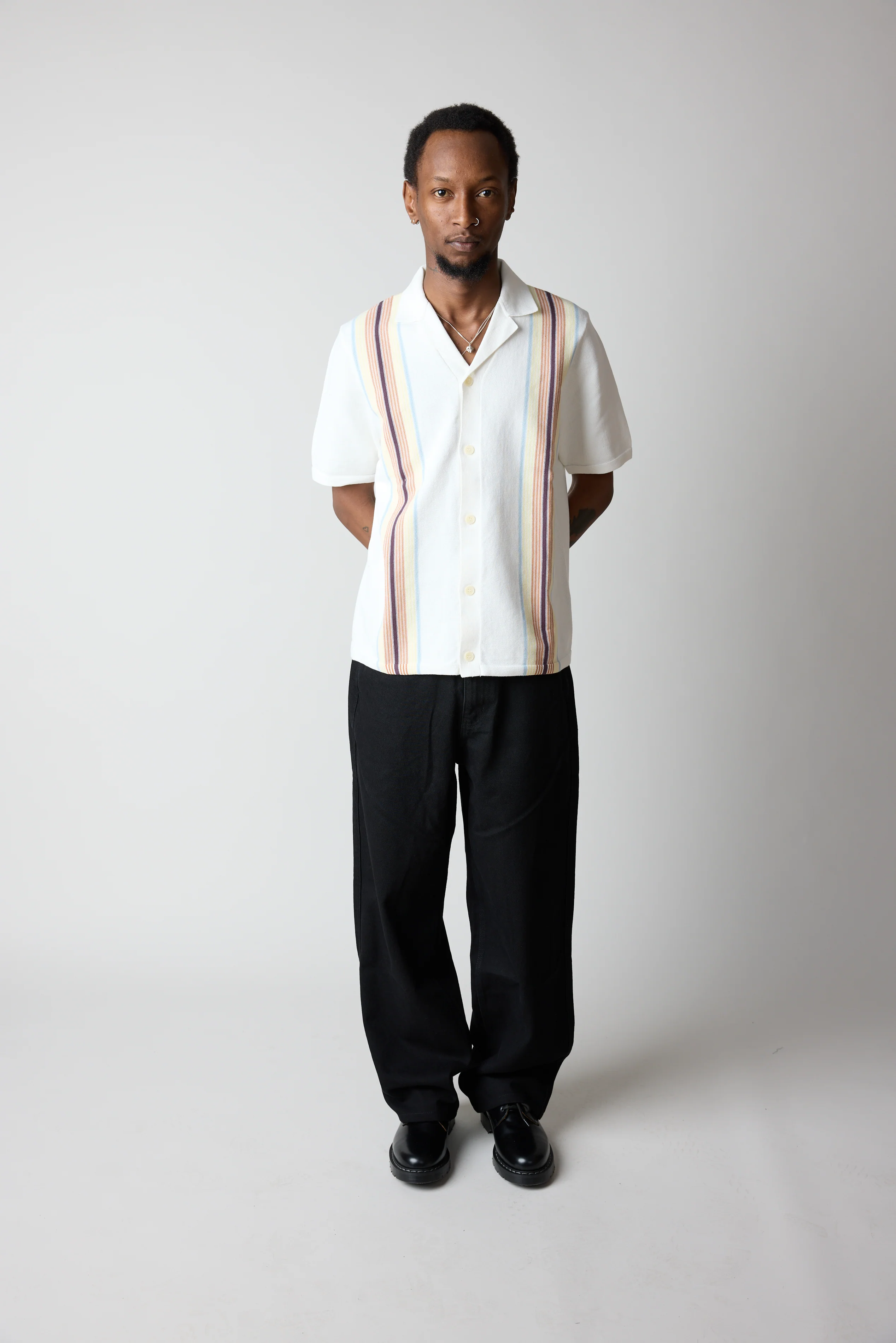 S/S Ivy Shirt - Ecru/Multi - Image 2