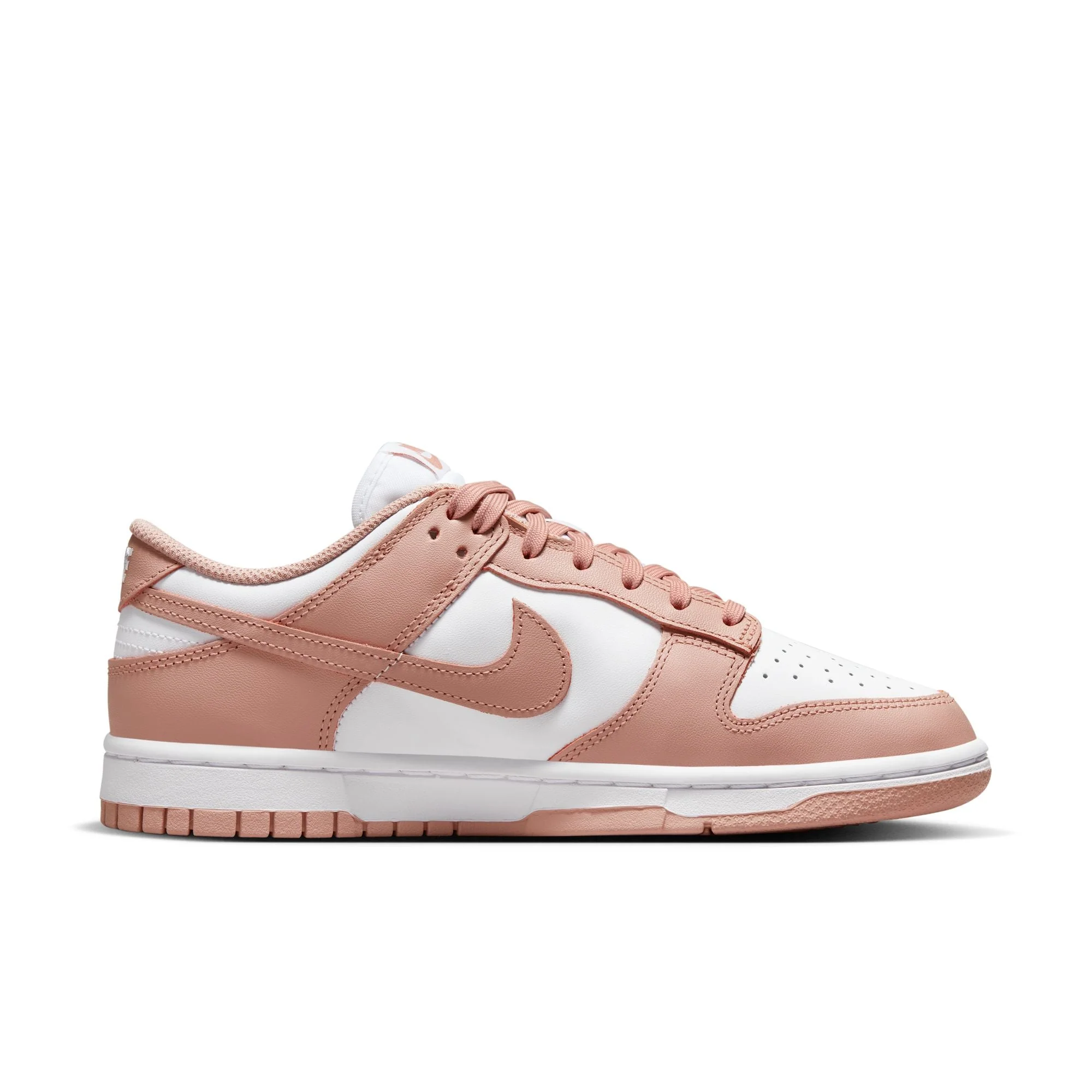 Women's Nike Dunk Low - White Rose/Whisper - Image 14