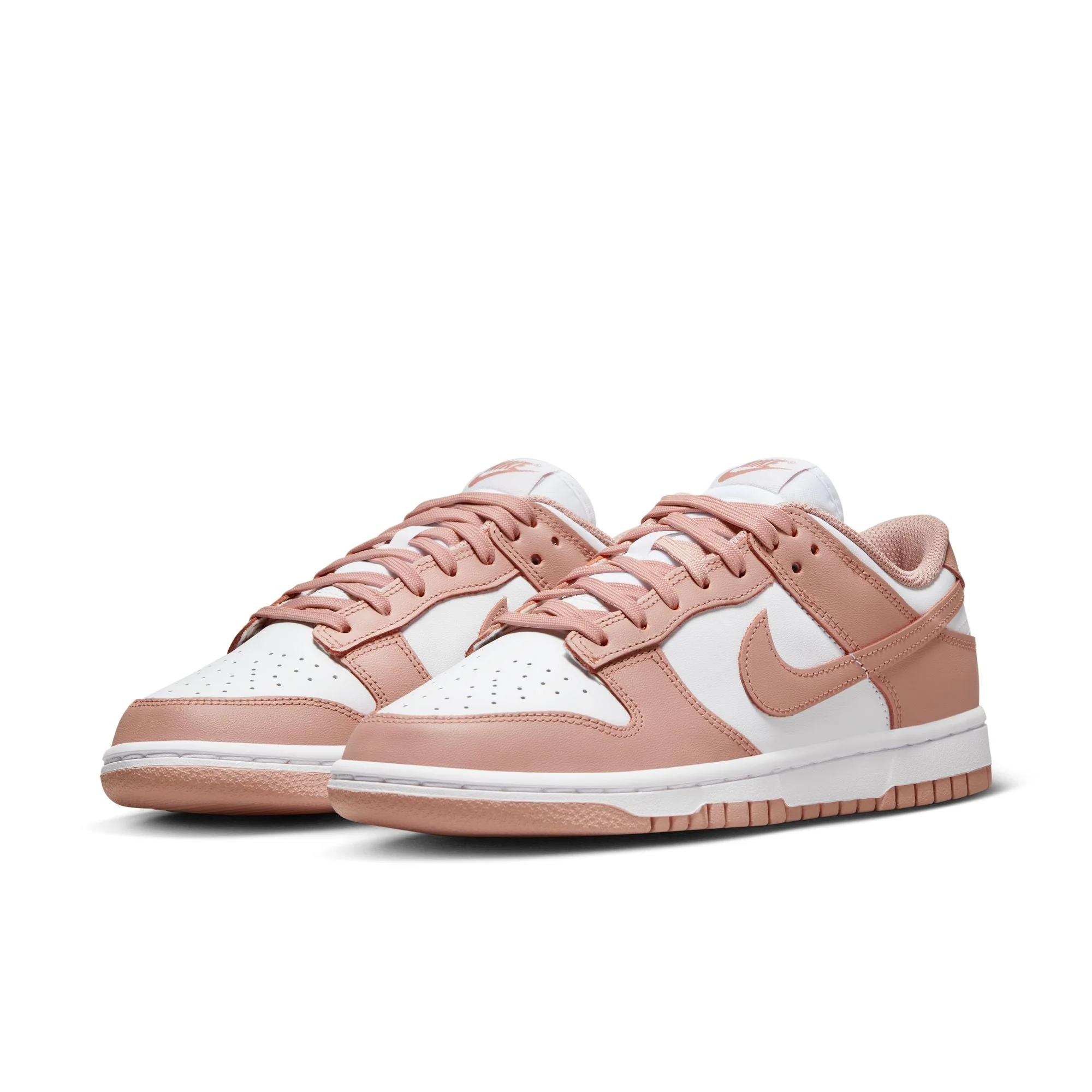 Women's Nike Dunk Low - White Rose/Whisper - Image 15