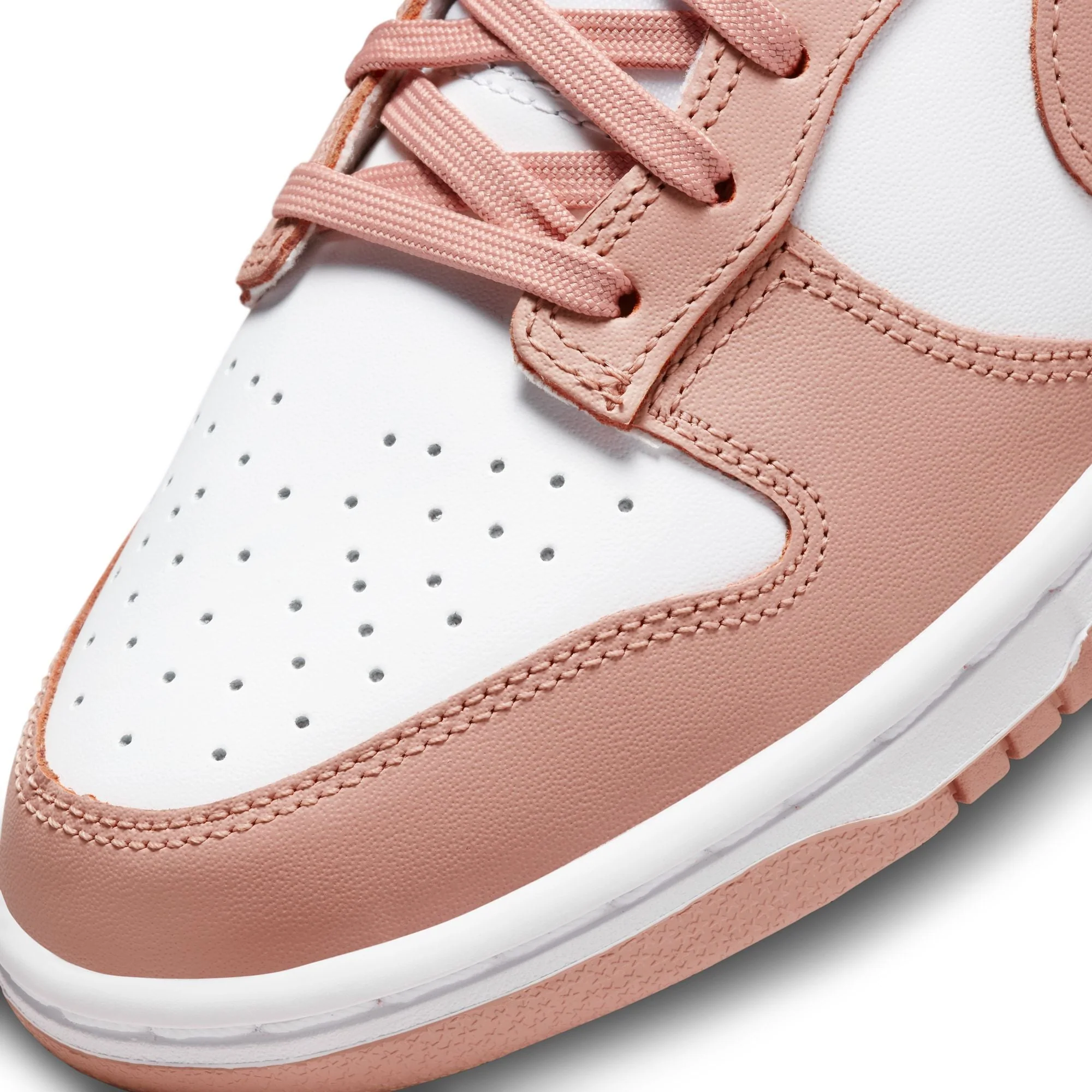 Women's Nike Dunk Low - White Rose/Whisper - Image 19