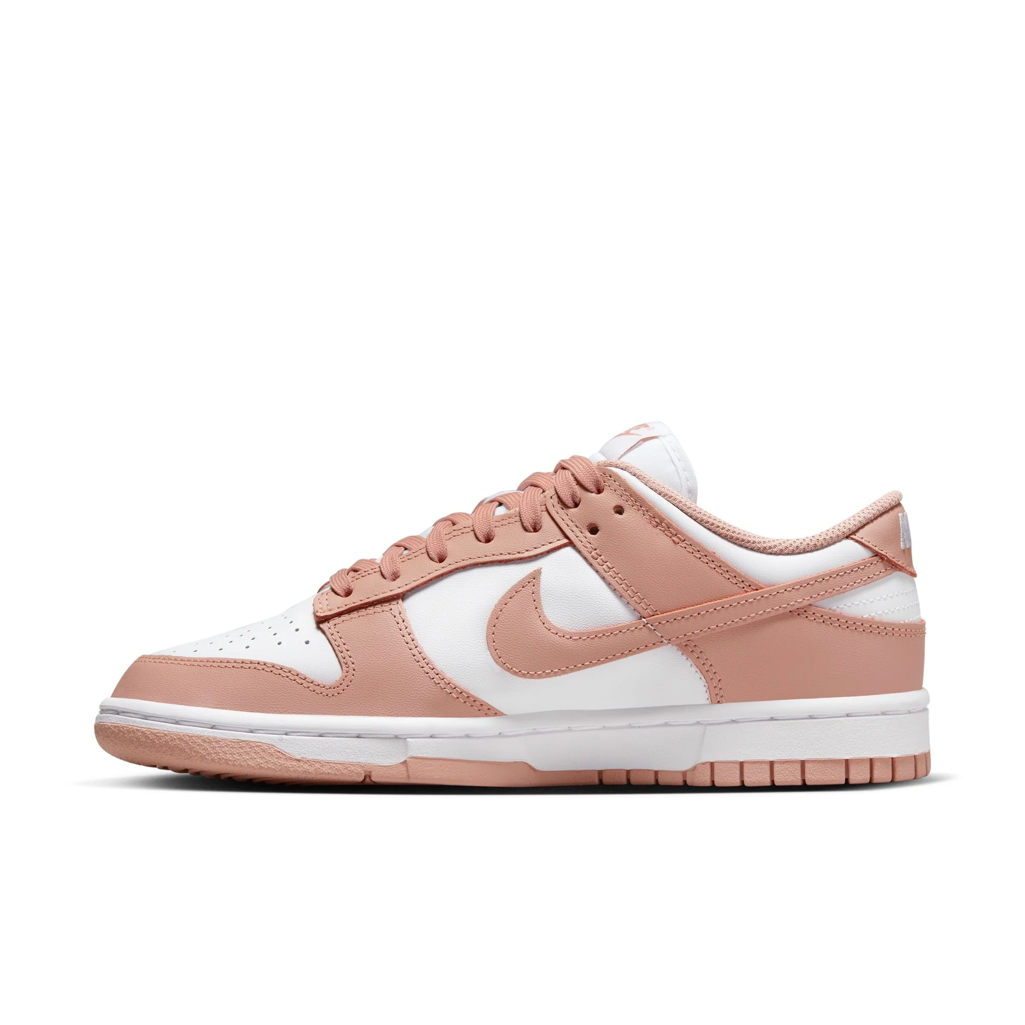 Women's Nike Dunk Low - White Rose/Whisper - Image 2