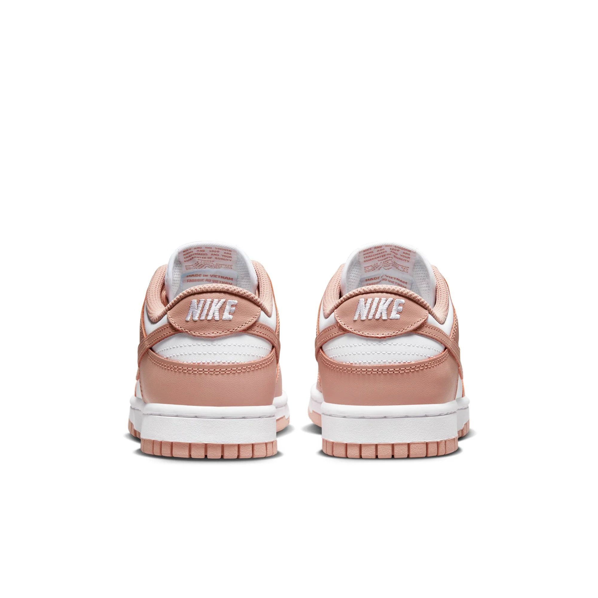 Women's Nike Dunk Low - White Rose/Whisper - Image 3
