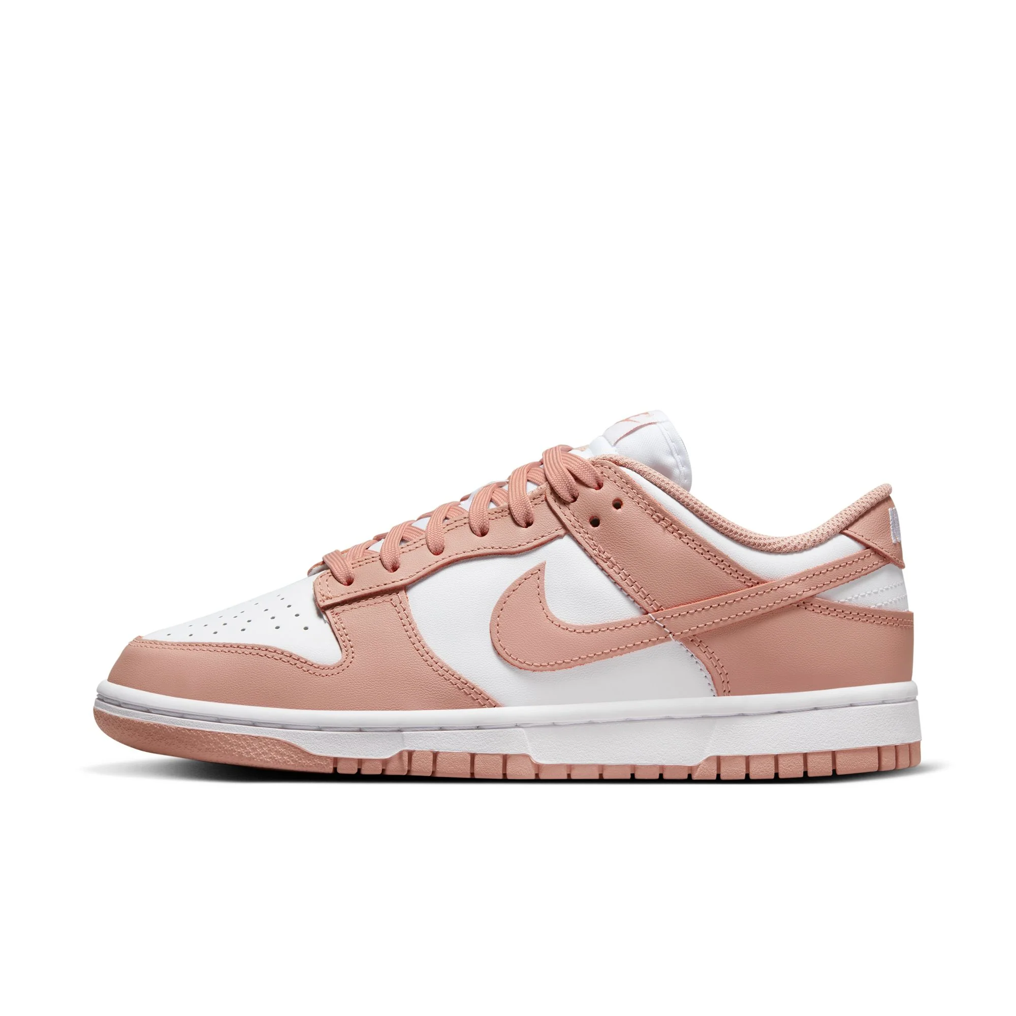 Women's Nike Dunk Low - White Rose/Whisper - Image 4