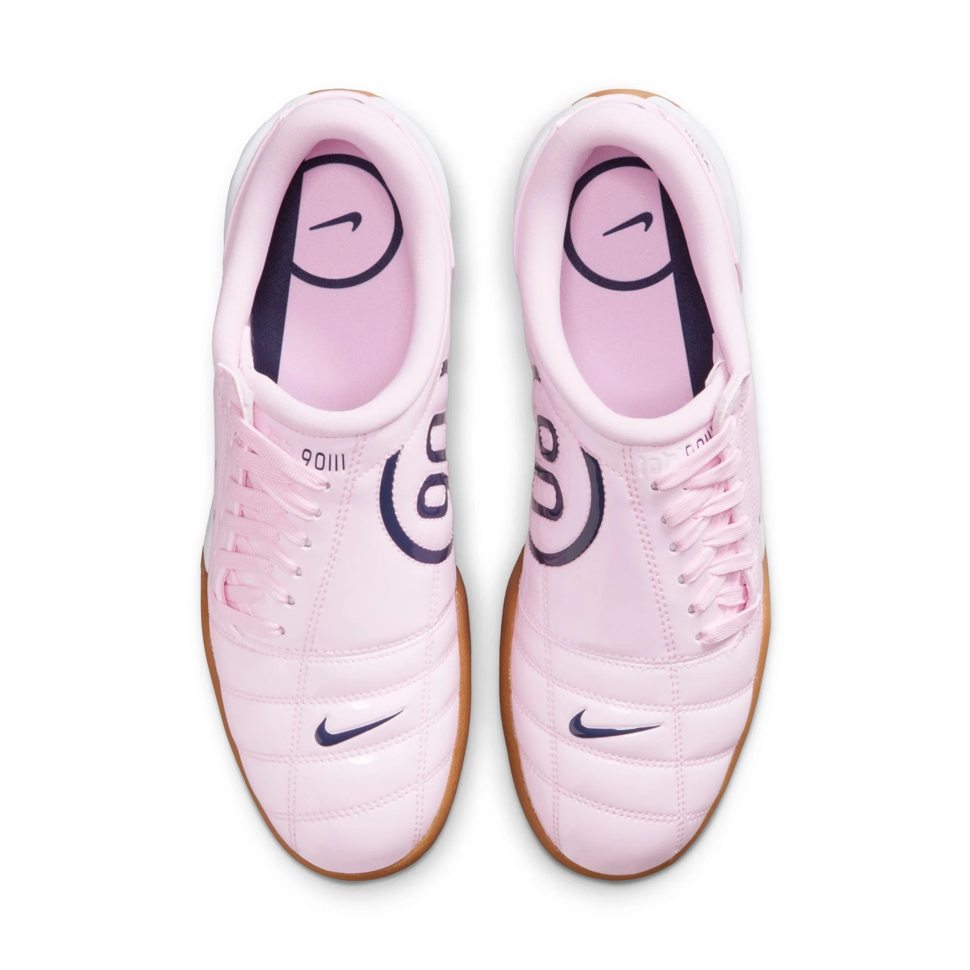 Womens Nike T90 - Pink Foam / Midnight Navy - White - Image 5